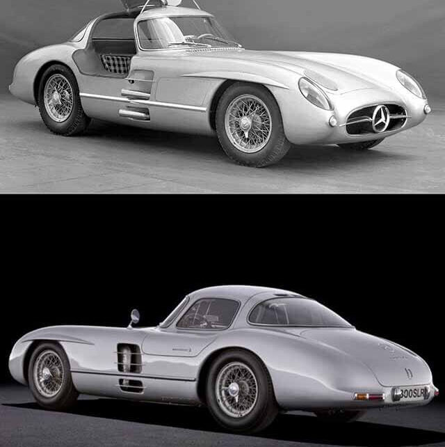 1955 Mercedes-Benz 300SLR Uhlenhaut Coupé sold for $135,407,357