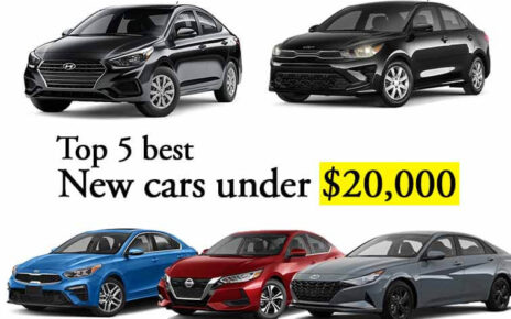 Top 5 best new cars under $20,000
