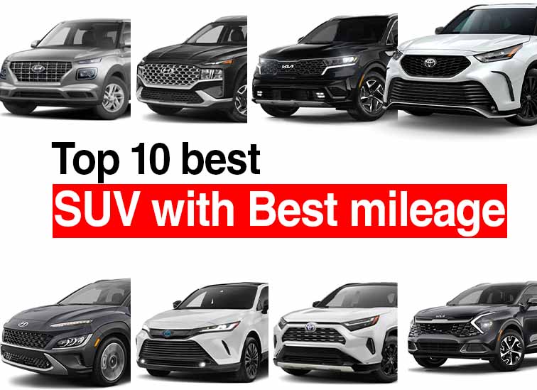 Top 10 Best SUV with best gas mileage in 2023 most fuelefficient