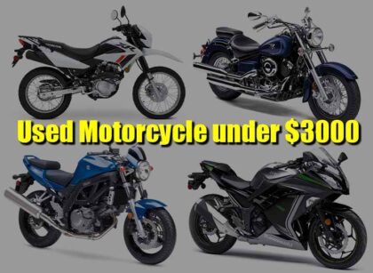 Top 10 best used motorcycle under $3000 in US