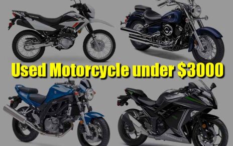 Top 10 best used motorcycle under $3000 in US